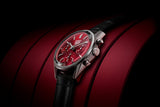 Tag Heuer Carrera Automatic Chronograph Red Dial Black Leather Strap Watch for Men - CBK221G.FC6479 Buy Now By Tag Heuer