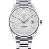 Tag Heuer Carrera Automatic Caliber 5 White Dial Silver Steel Strap Watch for Men - WAR211B.BA0782 Buy Now By Tag Heuer