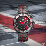 Tag Heuer Formula 1 Ayrton Senna Limited Edition Black Dial Two Tone Rubber Strap Watch for Men - CAZ1019.FT8027 Buy Now By Tag Heuer