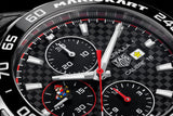 Shop Tag Heuer Formula 1 Mario Kart Chronograph Tourbillion Black Dial Black Leather Strap Watch for Men - CAZ5080.FC6517 in USA