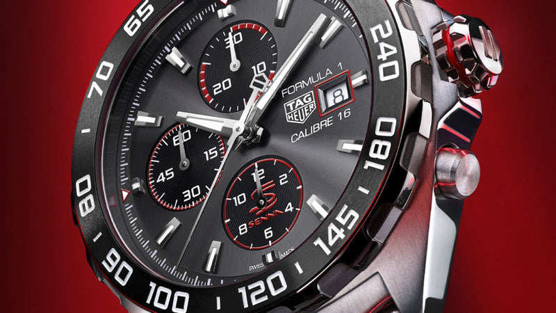 Tag Heuer Formula 1 Chronograph Senna Grey Dial Silver Steel Strap Watch for Men - CAZ201D.BA0633 Buy Now By Tag Heuer