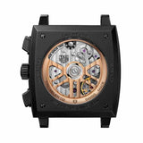 Tag Heuer Monaco Automatic Chronograph Black Dial Black Leather Strap Watch for Men - CBL2180.FC6497 Buy Now By Tag Heuer