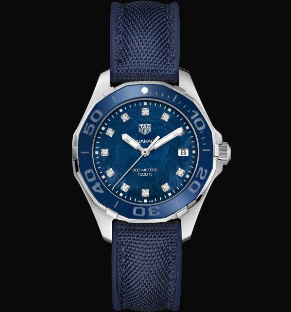 Tag Heuer Aquaracer Blue Mother of Pearl Dial Watch for Women - WAY131L.FT6091 Buy Now By Tag Heuer