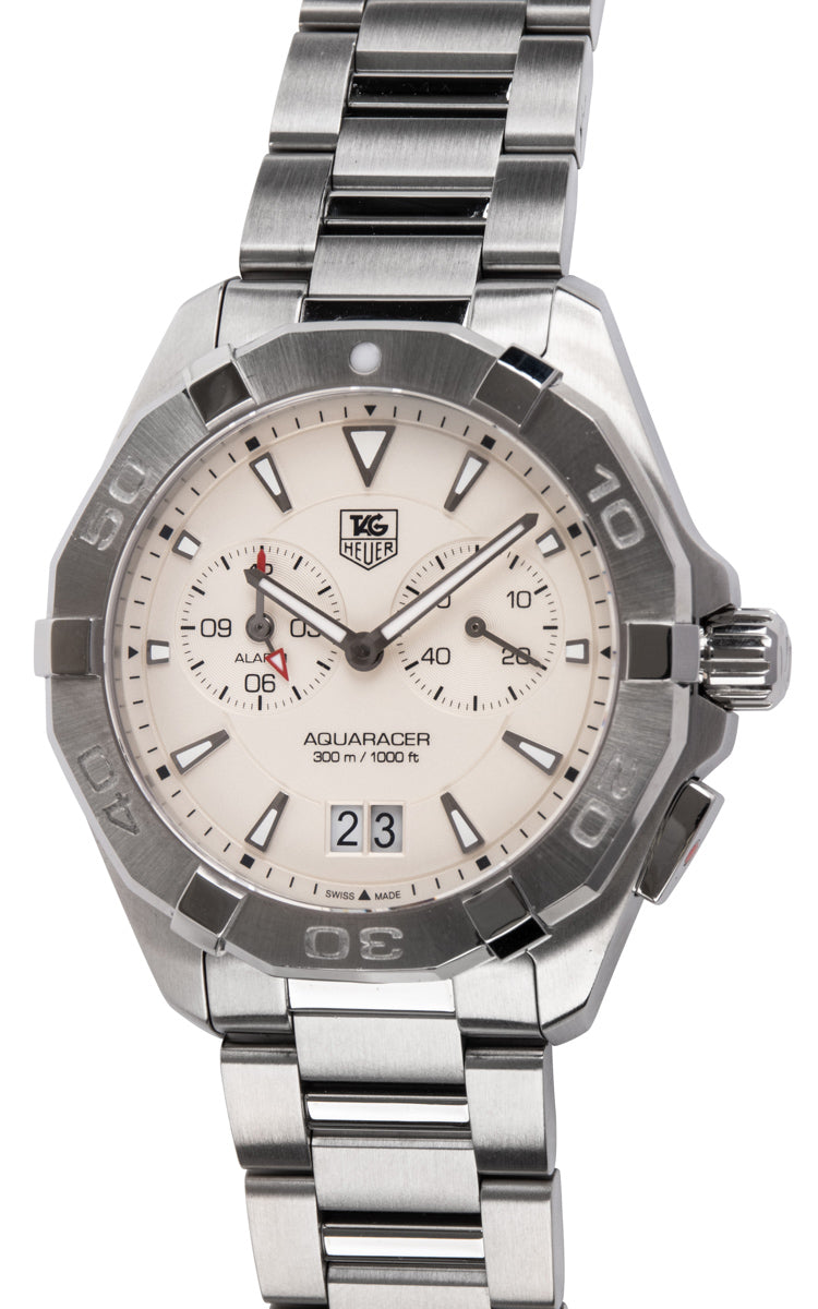 Tag Heuer Aquaracer White Dial Watch for Men - WAY111Y.BA0928 Buy Now By Tag Heuer