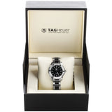 Tag Heuer Aquaracer Quartz Diamonds Black Dial Two Tone Steel Strap Watch for Men - WAY131E.BA0913