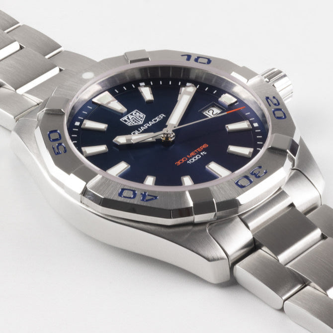 Shop Tag Heuer Aquaracer Blue Dial Watch for Men - WBD1112.BA0928 in USA