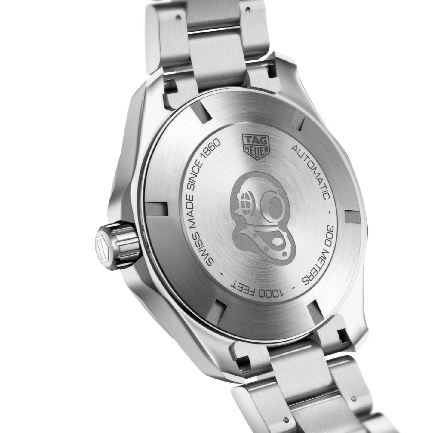Tag Heuer Aquaracer Calibre 5 Automatic Green Dial Silver Steel Strap Watch for Men - WAY2015.BA0927