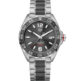 Tag Heuer Formula 1 Calibre 5 Anthracite Dial Two Tone Steel Strap Watch for Men - WAZ2011.BA0843