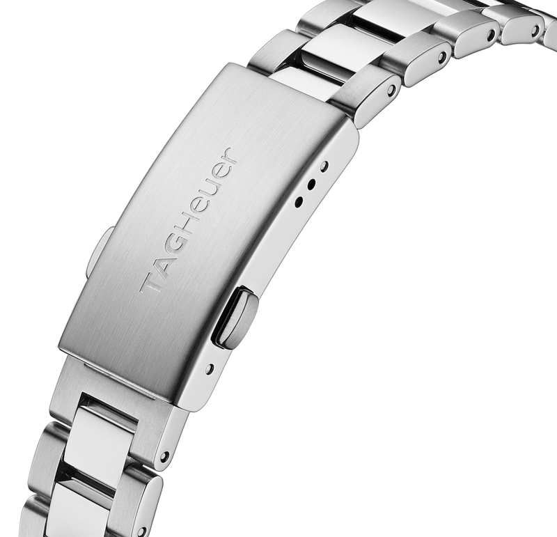 Tag Heuer Aquaracer Quartz Black Dial Silver Steel Strap Watch for Women - WBD1410.BA0741