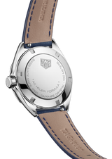 Shop Tag Heuer Formula 1 Quartz Blue Dial Blue Leather Strap Watch for Women - WBJ1412.FC8233 in USA