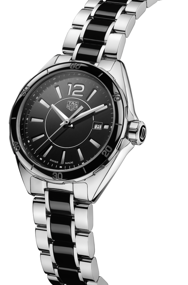 Shop Tag Heuer Formula 1 Quartz Black Dial Two Tone Steel Strap Watch for Women - WBJ141AA.BA0973 in USA