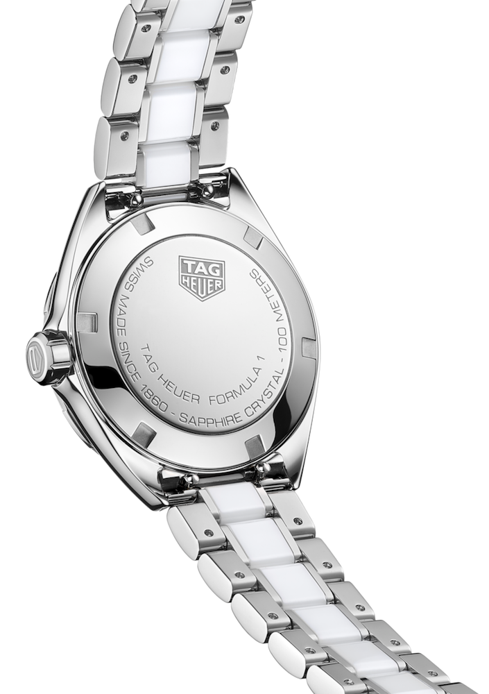 Shop Tag Heuer Formula 1 Quartz White Dial Two Tone Steel Strap Watch for Women - WBJ141AC.BA0974 in USA