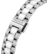 Shop Tag Heuer Formula 1 Quartz White Dial Two Tone Steel Strap Watch for Women - WBJ141AC.BA0974 in USA