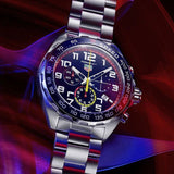 Tag Heuer Formula 1 x Red Bull Racing Chronograph Blue Dial Silver Steel Strap Watch for Men - CAZ101AL.BA0842 Buy Now By Tag Heuer