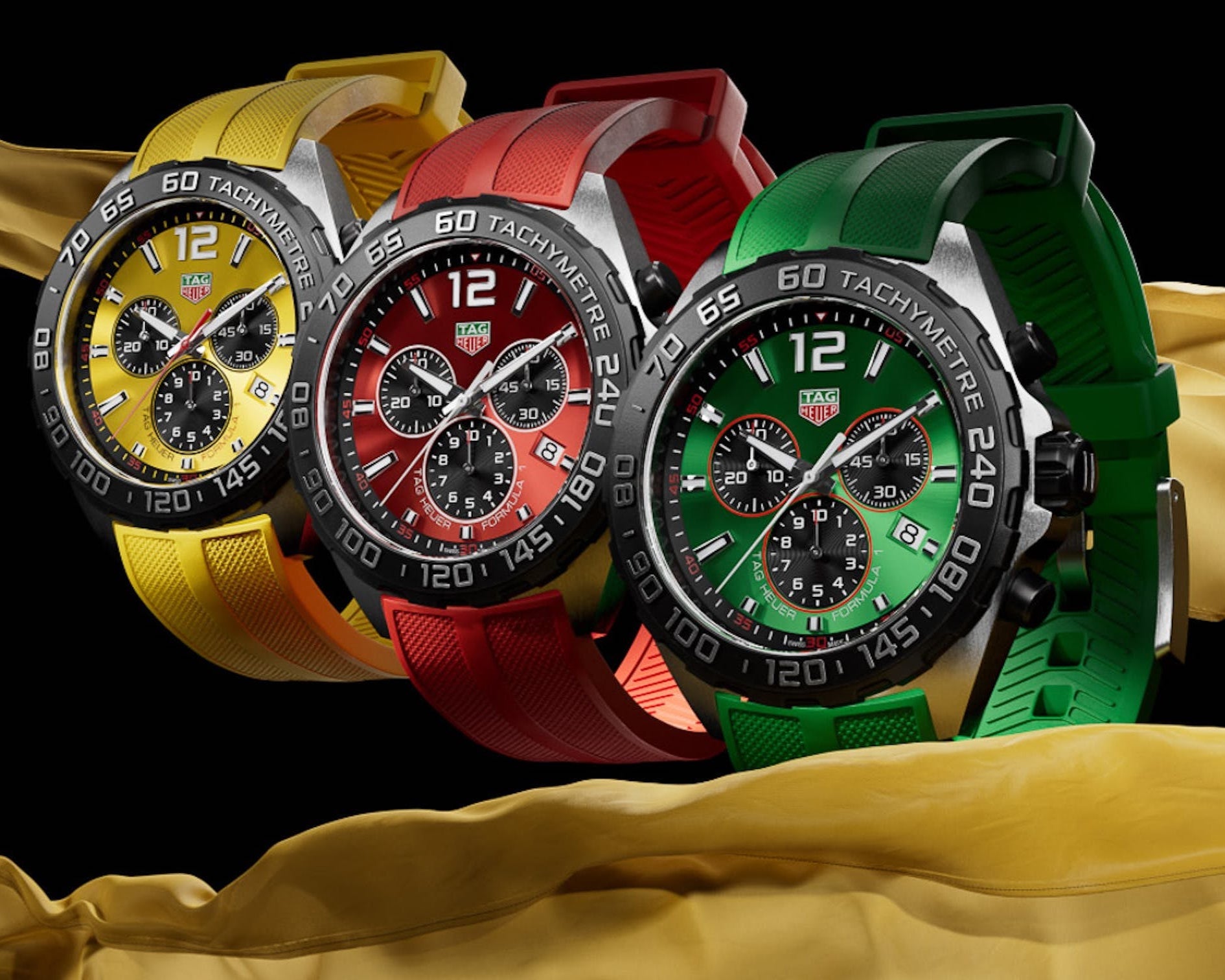 Tag Heuer Formula 1 Green Dial Watch for Men - CAZ101AP.FT8056