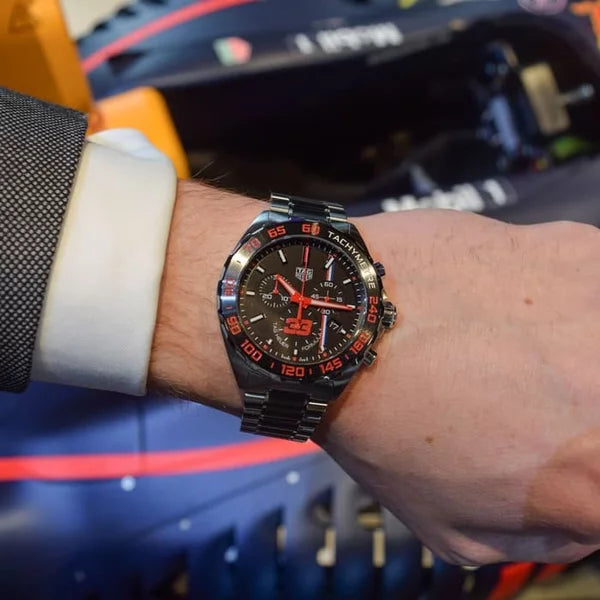 Tag Heuer Formula 1 Max Verstappen Limited Edition Grey Dial Two Tone Steel Strap Watch for Gents - CAZ101U.BA0843 Buy Now By Tag Heuer