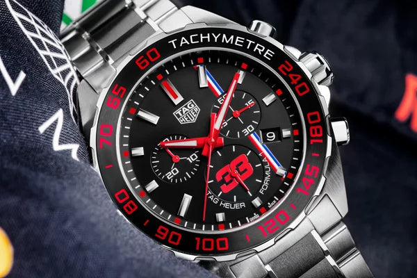 Tag Heuer Formula 1 Max Verstappen Limited Edition Grey Dial Two Tone Steel Strap Watch for Gents - CAZ101U.BA0843 Buy Now By Tag Heuer