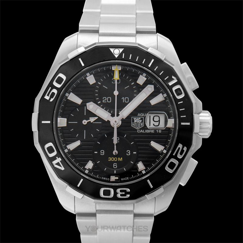 Shop Tag Heuer Aquaracer Black Dial Watch for Men - CAY211A.BA0927 in USA