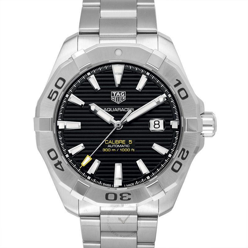Shop Tag Heuer Aquaracer Black Dial Watch for Men - WAY2010.BA0927 in USA