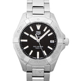 Shop Tag Heuer Aquaracer Black Dial Silver Steel Strap Watch for Women - WBD1310.BA0740 in USA