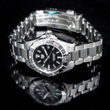 Shop Tag Heuer Aquaracer Quartz Black Dial Silver Steel Strap Watch for Women - WBD1410.BA0741 in USA