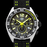 Tag Heuer Formula 1 Chronograph Grey Dial Black Nylon Strap Watch for Men - CAZ101AG.FC8304 Buy Now By Tag Heuer