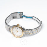 Shop Tag Heuer Formula 1 Diamonds Mother of Pearl White Dial Two Tone Steel Strap Watch for Women - WBJ1421.BB0648 in USA