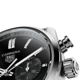 Tag Heuer Carrera Chronograph Black Dial Silver Steel Strap Watch for Men - CBN2010.BA0642 Buy Now By Tag Heuer
