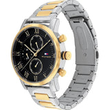 Tommy Hilfiger Analog Black Dial Two Tone Steel Strap Watch for Men - 1791539 Buy Now By Tommy Hilfiger
