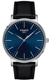 Tissot Everytime Gent Blue Dial Black Leather Strap Watch for Men - T143.410.16.041.00 Buy Now By Tissot