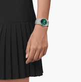 Tissot PRX Green Dial Silver Steel Strap Watch for Women - T137.210.11.081.00 Buy Now By Tissot