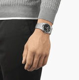 Tissot PRX Powermatic 80 Black Dial Silver Steel Strap Watch For Men - T137.407.11.051.00 Buy Now By Tissot