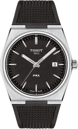 Tissot PRX Black Dial Black Rubber Strap Watch For Men - T137.410.17.051.00 Buy Now By Tissot