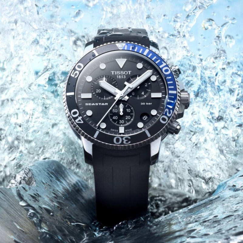 Tissot Seastar 1000 Quartz Chronograph Watch For Men - T120.417.17.0251.02 Buy Now By Tissot