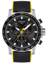 Tissot T Sport Supersport Chrono Tour De France Black Dial Black Nylon Strap Watch for Men - T125.617.17.051.00 Buy Now By Tissot