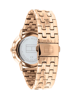 Tommy Hilfiger Jenna Quartz White Dial Rose Gold Steel Strap Watch for Women - 1782070 Buy Now By Tommy Hilfiger