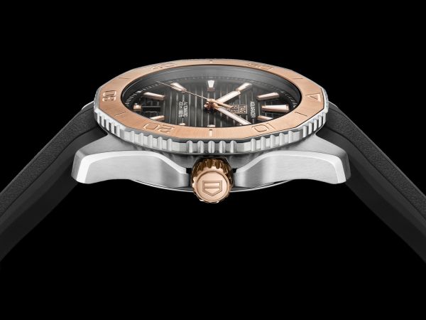 Tag Heuer Aquaracer Professional 200 Automatic Diamonds Black Dial Black Rubber Strap Watch for Women - WBP2451.FT6200 Buy Now By Tag Heuer
