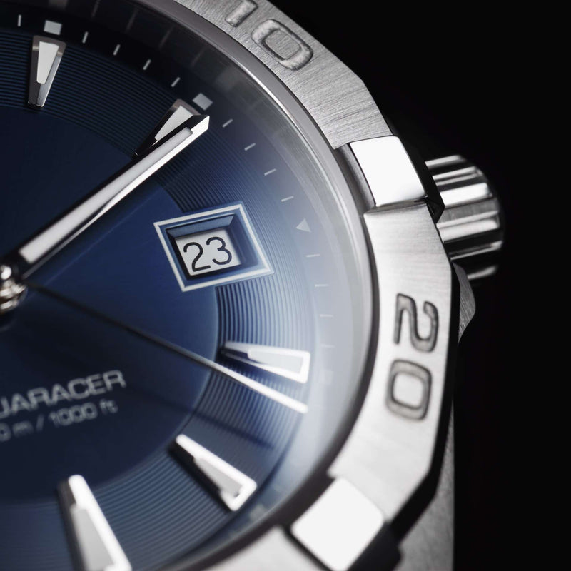 Shop Tag Heuer Aquaracer Blue Dial Watch for Men - WAY1112.BA0928 in USA