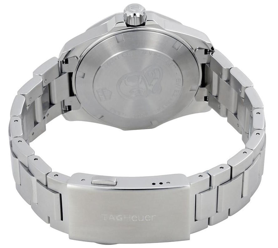 Tag Heuer Aquaracer Black Dial Silver Steel Strap Watch for Men - WAY111A.BA0928