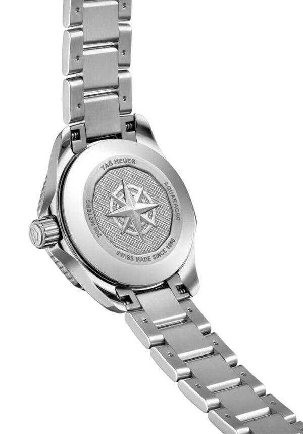 Tag Heuer Aquaracer Professional 300 Automatic Diamonds Blue Dial Silver Steel Strap Watch for Women - WBP231B.BA0618 Buy Now By Tag Heuer