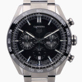 Tag Heuer Carrera Automatic Chronograph Black Dial Silver Steel Strap Watch for Men - CBN2A1B.BA0643 Buy Now By Tag Heuer