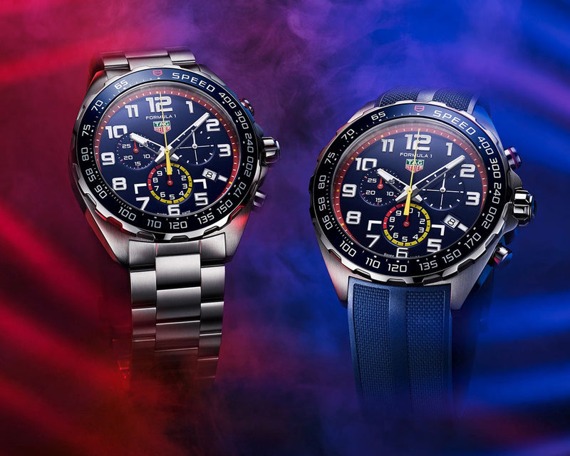 Tag Heuer Formula 1 x Red Bull Racing Chronograph Blue Dial Silver Steel Strap Watch for Men - CAZ101AL.BA0842 Buy Now By Tag Heuer