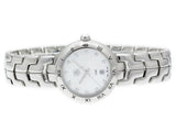 Shop Tag Heuer Link Diamonds Mother of Pearl Dial Silver Steel Strap Watch for Women - WAT1417.BA0954 in USA