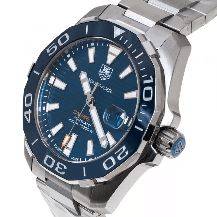 Tag Heuer Aquaracer Blue Dial Watch for Men - WAY211C.BA0928 Buy Now By Tag Heuer