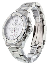 Tag Heuer Aquaracer White Dial Silver Steel Strap Watch for Men - CAY1111.BA0927 Buy Now By Tag Heuer