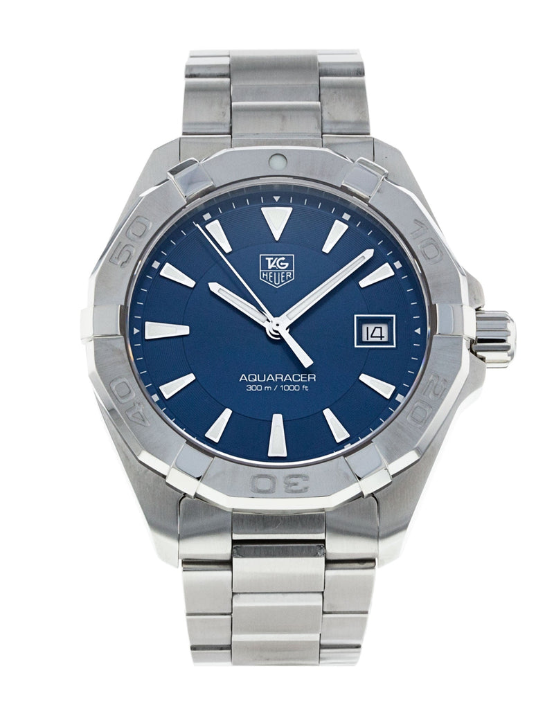 Shop Tag Heuer Aquaracer Blue Dial Watch for Men - WAY1112.BA0928 in USA
