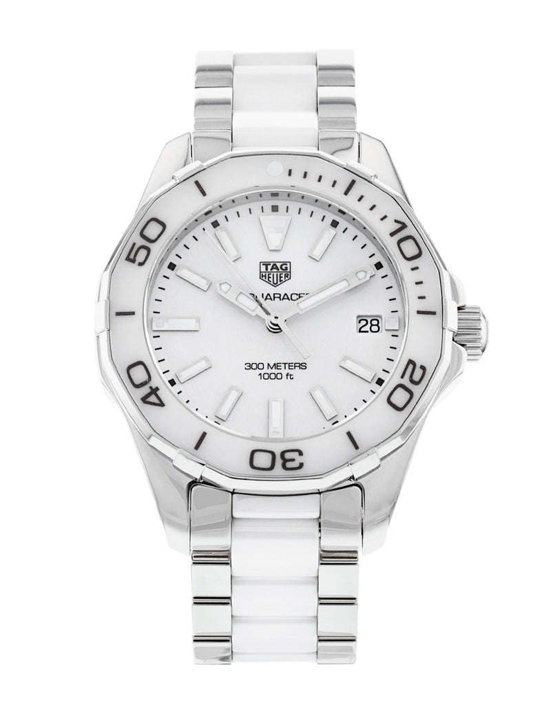Shop Tag Heuer Aquaracer White Dial Watch for Women - WAY131B.BA0914 in USA