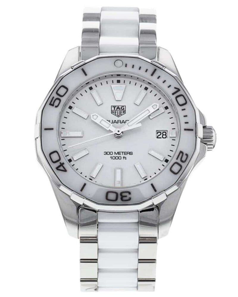 Shop Tag Heuer Aquaracer White Dial Watch for Women - WAY131B.BA0914 in USA