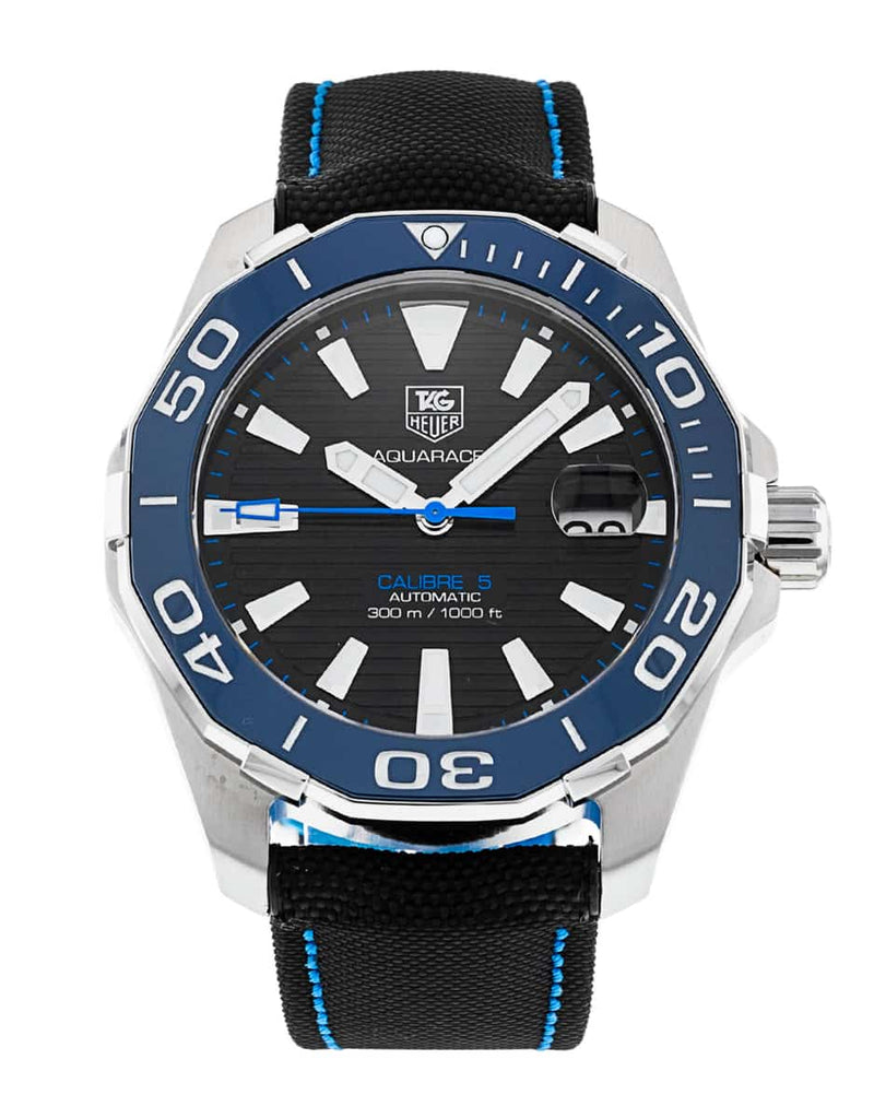 Shop Tag Heuer Aquaracer Blue Dial Watch for Men - WAY211B.FC6363 in USA