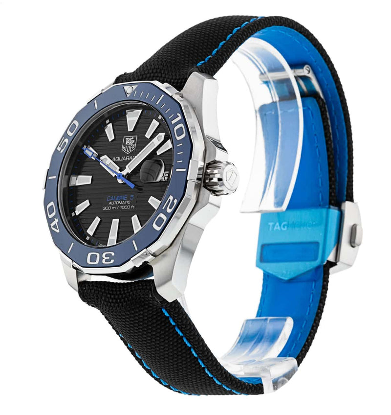 Shop Tag Heuer Aquaracer Blue Dial Watch for Men - WAY211B.FC6363 in USA